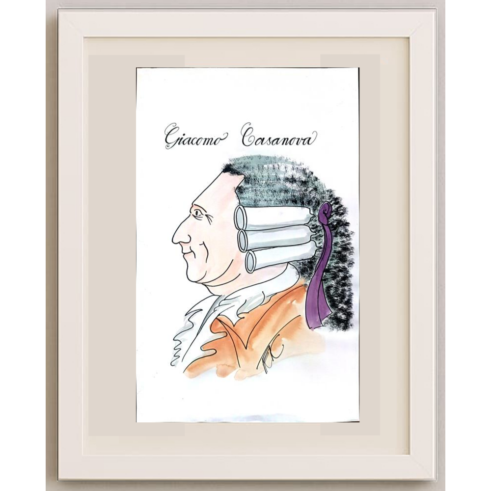 Frantisek Kratochvil 43x30cm Orijinal Karikatür BOD01261