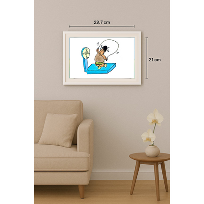 Hao Kai 29x21cm Orijinal Karikatür BOD01268