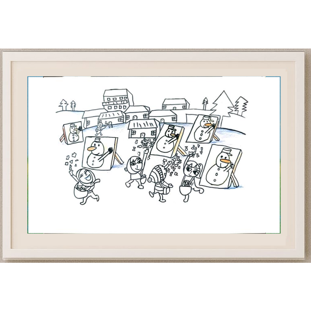 Chen Yue Xi 29x21cm Orijinal Karikatür BOD01271