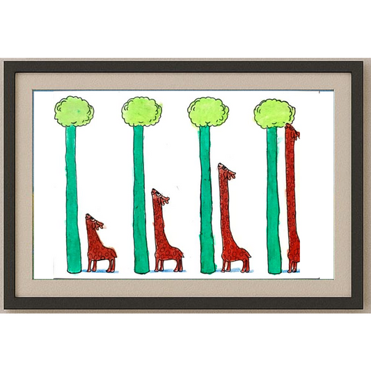 Chao Yang Qu 29x21cm Orijinal Karikatür BOD01275