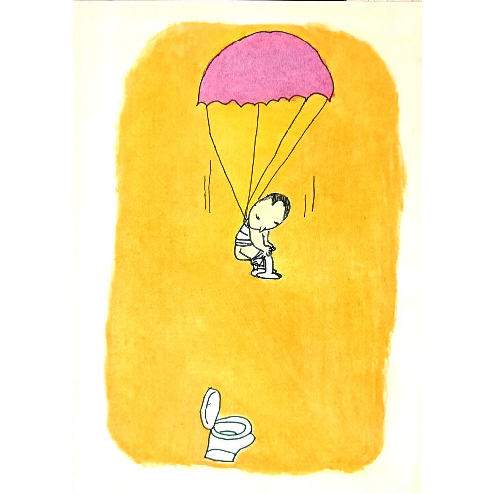 Jin Wen Wang 29x21cm Orijinal Karikatür BOD01280