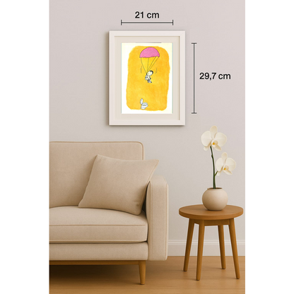 Jin Wen Wang 29x21cm Orijinal Karikatür BOD01280