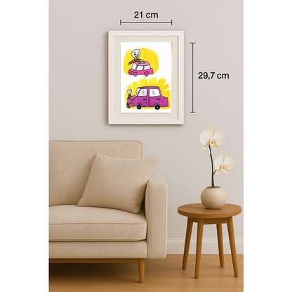 An Xin 29x21cm Orijinal Karikatür BOD01281