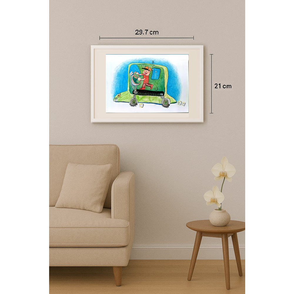 Zhang A He 29x21cm Orijinal Karikatür BOD01285