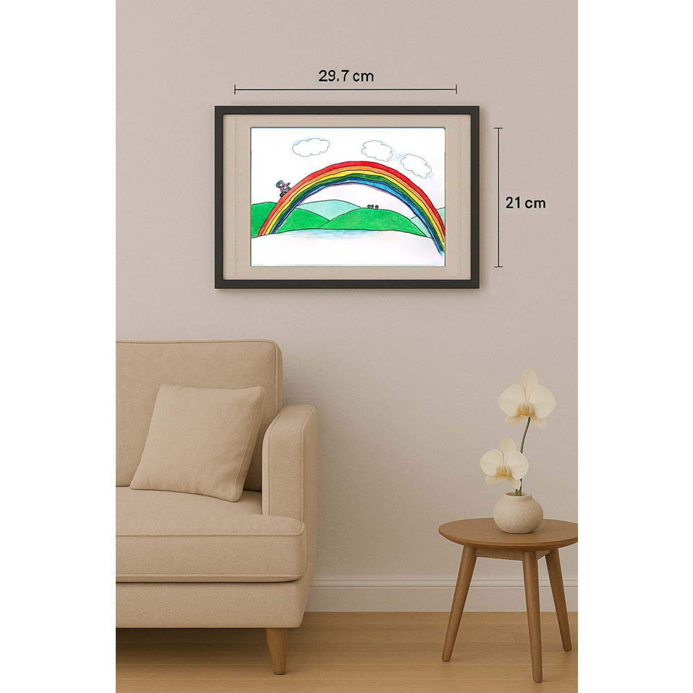 Zhang Si Qi 29x21cm Orijinal Karikatür BOD01287