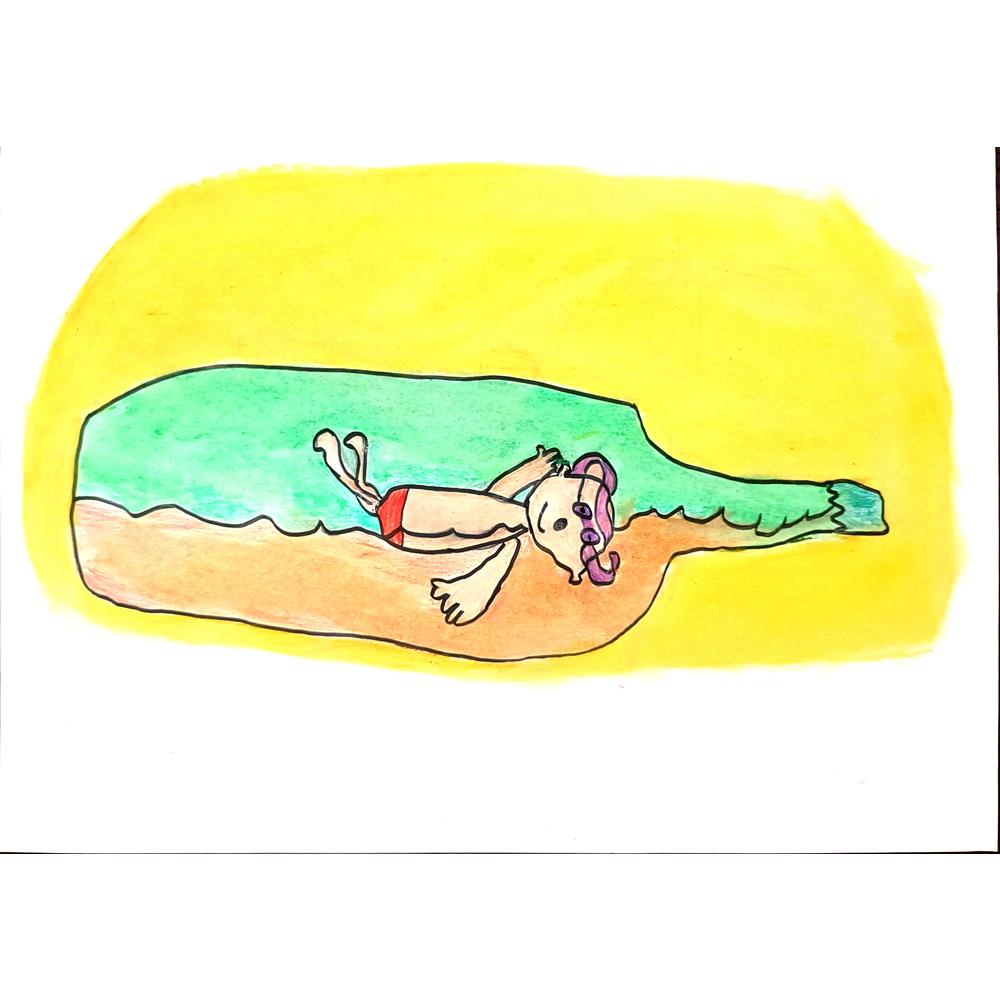 Zhao Shuai 29x21cm Orijinal Karikatür BOD01288