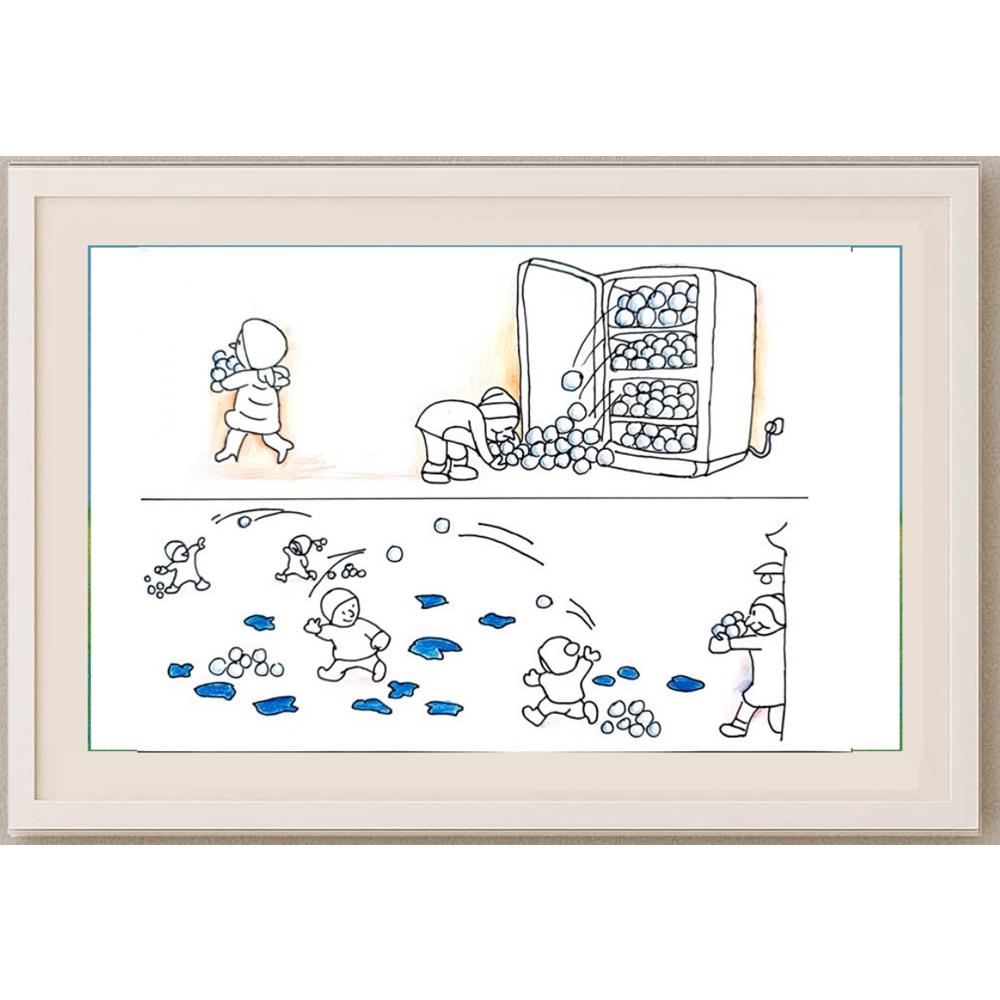 Heng Yu 29x21cm Orijinal Karikatür BOD01292