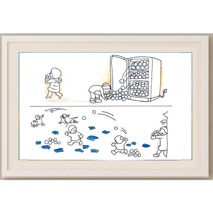 Heng Yu 29x21cm Orijinal Karikatür BOD01292
