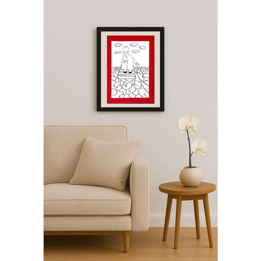Kutay Ekmen 29x21cm Orijinal Karikatür BOD01295