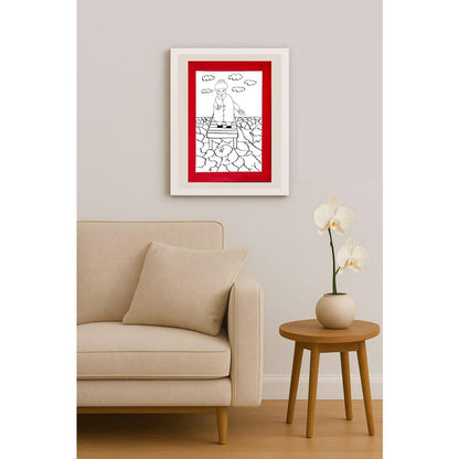 Kutay Ekmen 29x21cm Orijinal Karikatür BOD01295