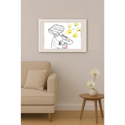 Tunahan Şişek 38x28cm Orijinal Karikatür BOD01296