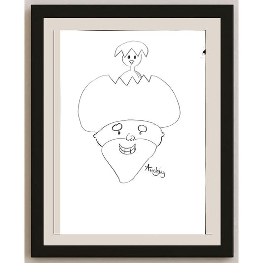 Anday Aykut 29x21cm Orijinal Karikatür BOD01298