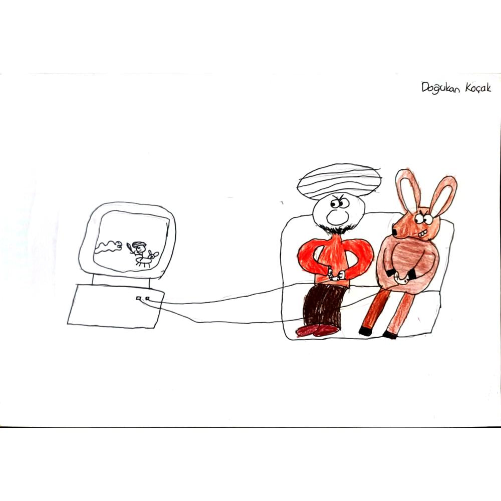Doğukan Koçak 35x25cm Orijinal Karikatür BOD01301