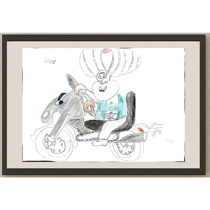 Batuhan Bezcioğlu 29x21cm Orijinal Karikatür BOD01306