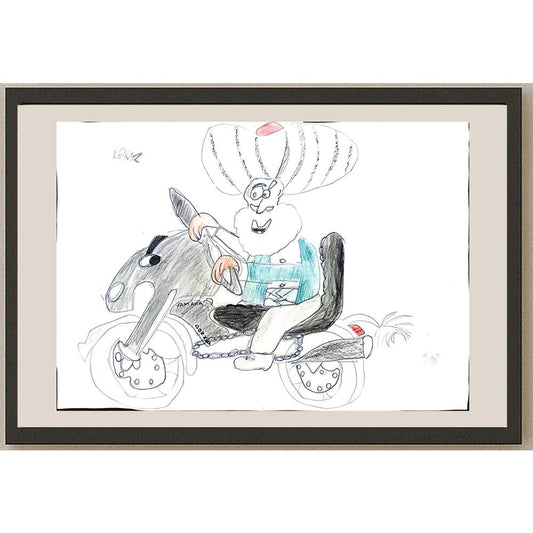 Batuhan Bezcioğlu 29x21cm Orijinal Karikatür BOD01306