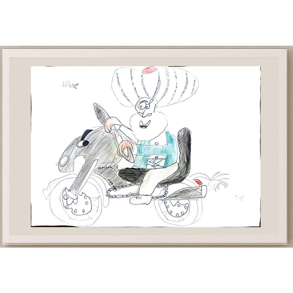 Batuhan Bezcioğlu 29x21cm Orijinal Karikatür BOD01306