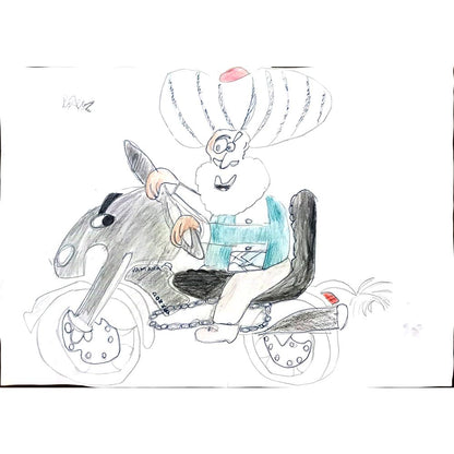Batuhan Bezcioğlu 29x21cm Orijinal Karikatür BOD01306