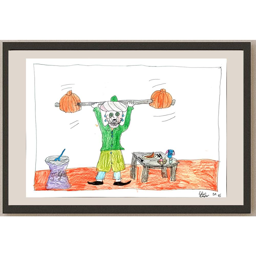 Ekin Sayar 29x21cm Orijinal Karikatür BOD01310