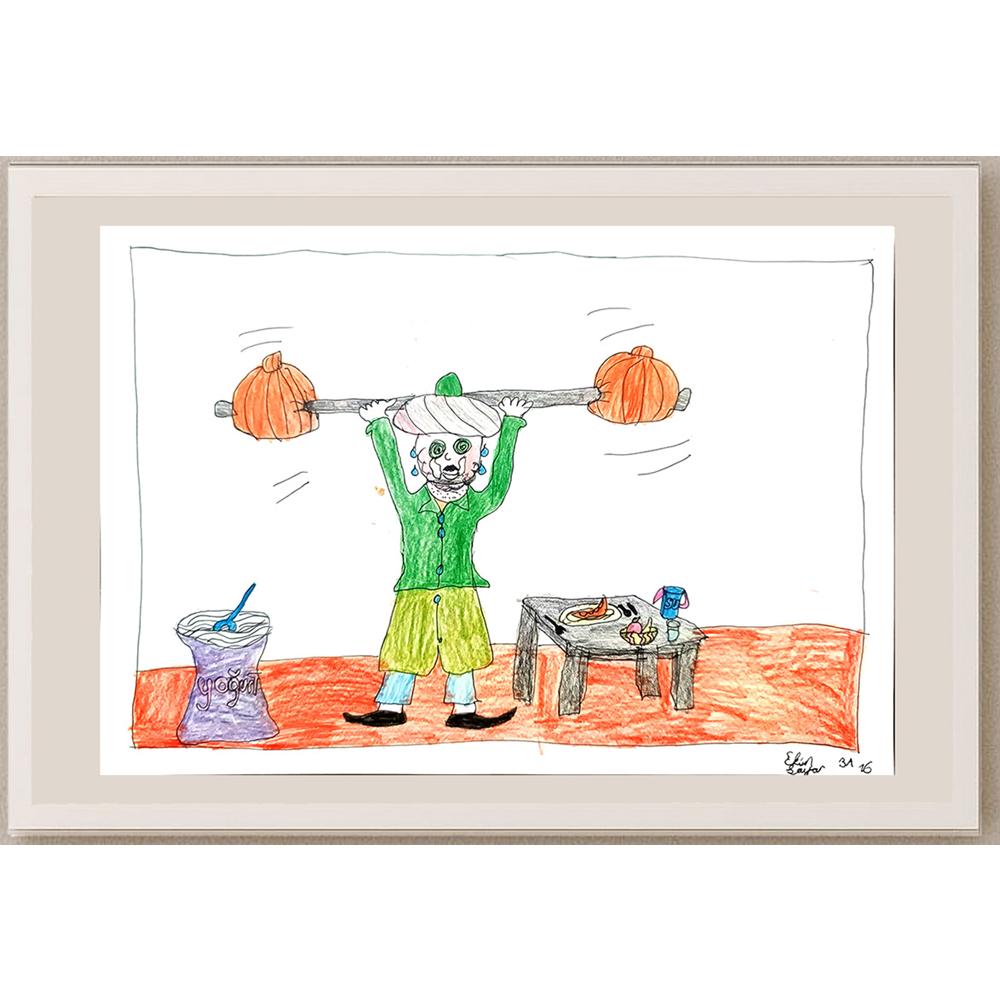 Ekin Sayar 29x21cm Orijinal Karikatür BOD01310