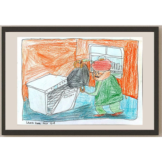 Levent Kaan Koca 29x21cm Orijinal Karikatür BOD01313
