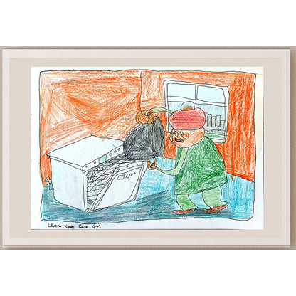 Levent Kaan Koca 29x21cm Orijinal Karikatür BOD01313