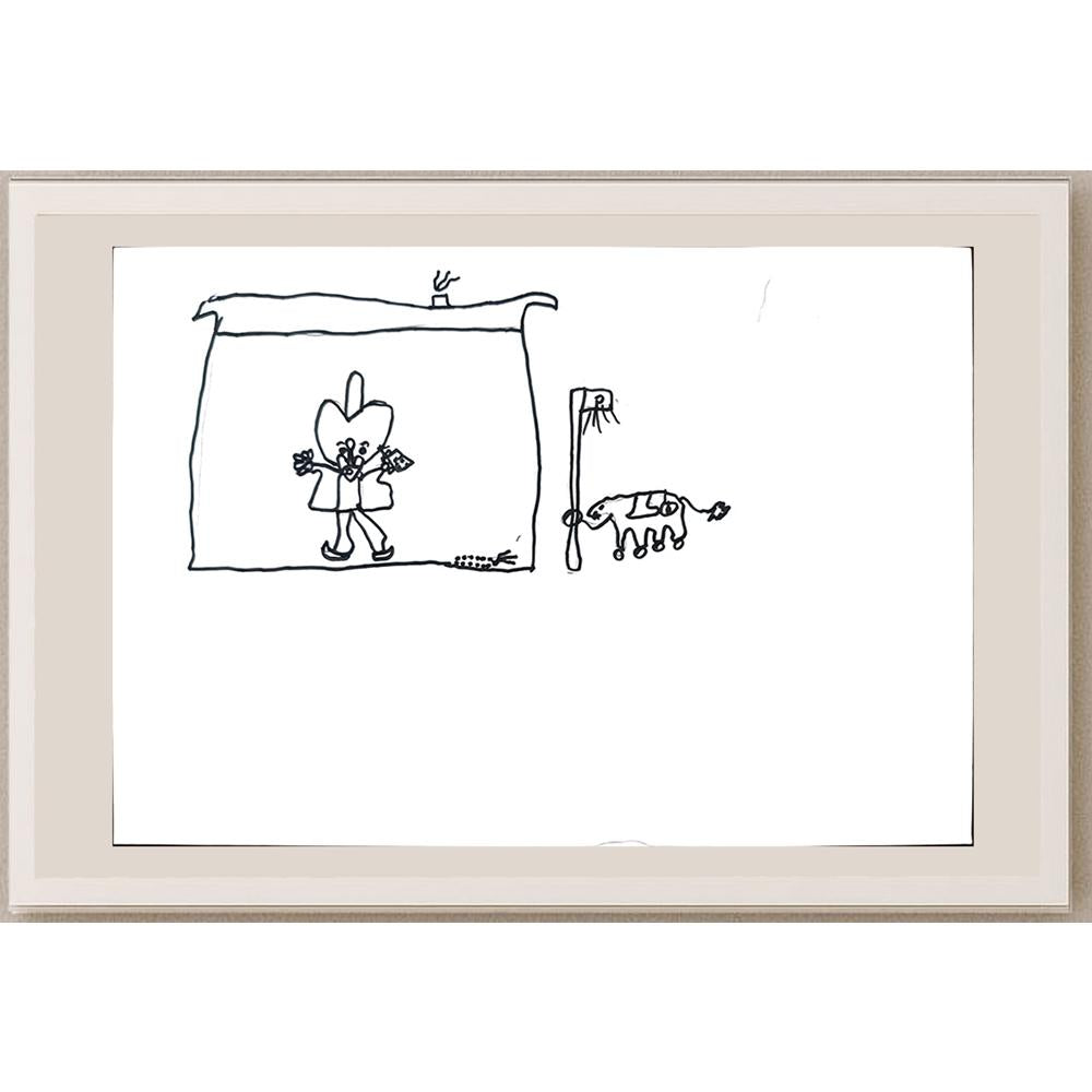 Ömer Özbek 29x21cm Orijinal Karikatür BOD01324