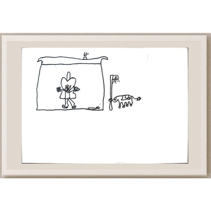 Ömer Özbek 29x21cm Orijinal Karikatür BOD01324