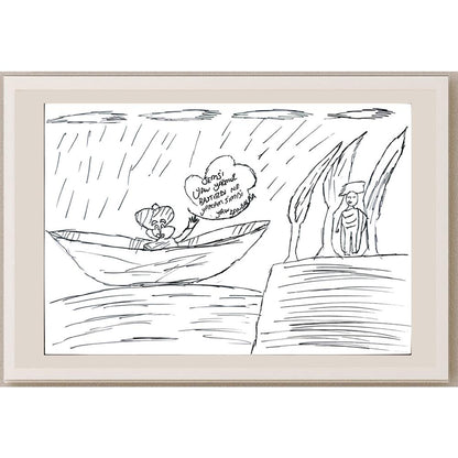 Cemre Demir 29x21cm Orijinal Karikatür BOD01325