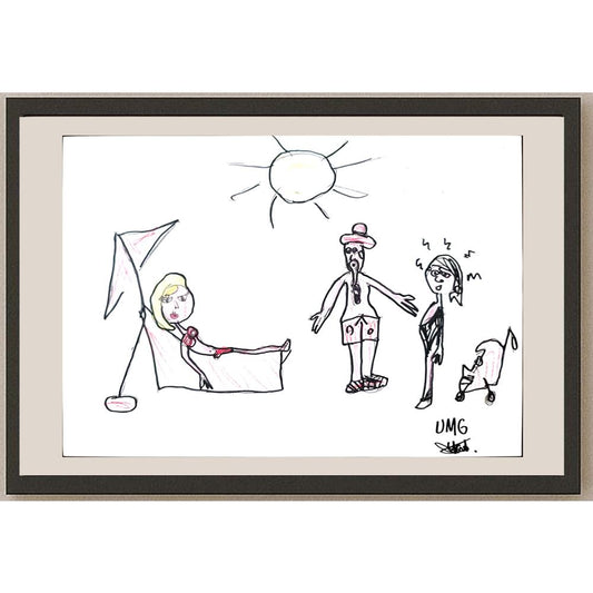 Ufuk Mergen 29x21cm Orijinal Karikatür BOD01326
