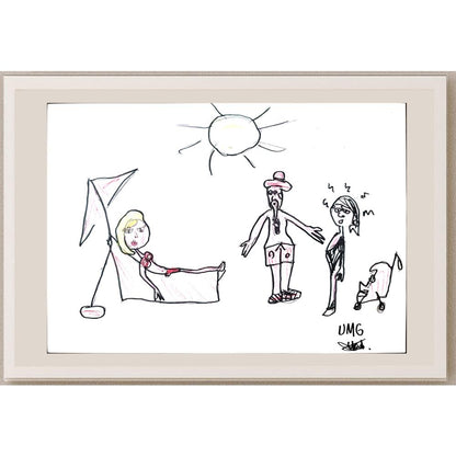 Ufuk Mergen 29x21cm Orijinal Karikatür BOD01326
