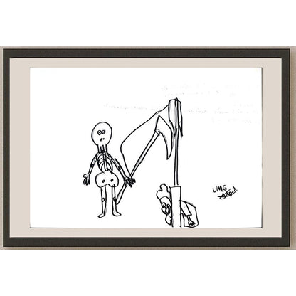 Ufuk Mergen 29x21cm Orijinal Karikatür BOD01331