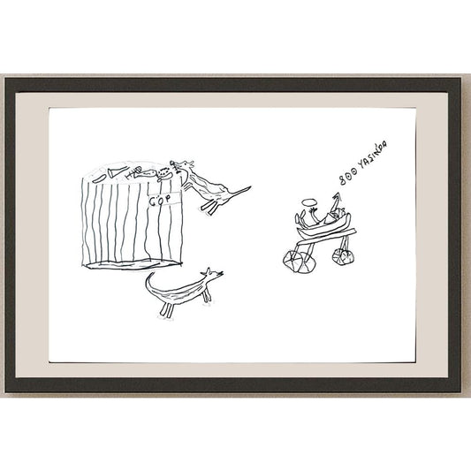 Hamza Yılmaz 29x21cm Orijinal Karikatür BOD01333