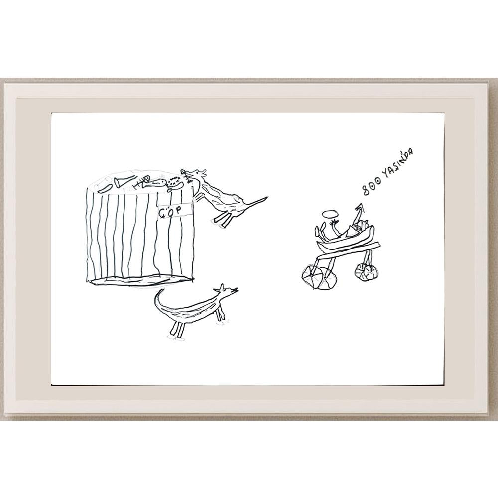 Hamza Yılmaz 29x21cm Orijinal Karikatür BOD01333