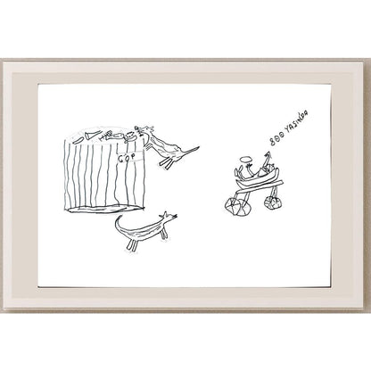 Hamza Yılmaz 29x21cm Orijinal Karikatür BOD01333