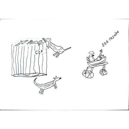 Hamza Yılmaz 29x21cm Orijinal Karikatür BOD01333