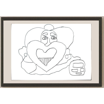 Goncagül Özbek 29x21cm Orijinal Karikatür BOD01336