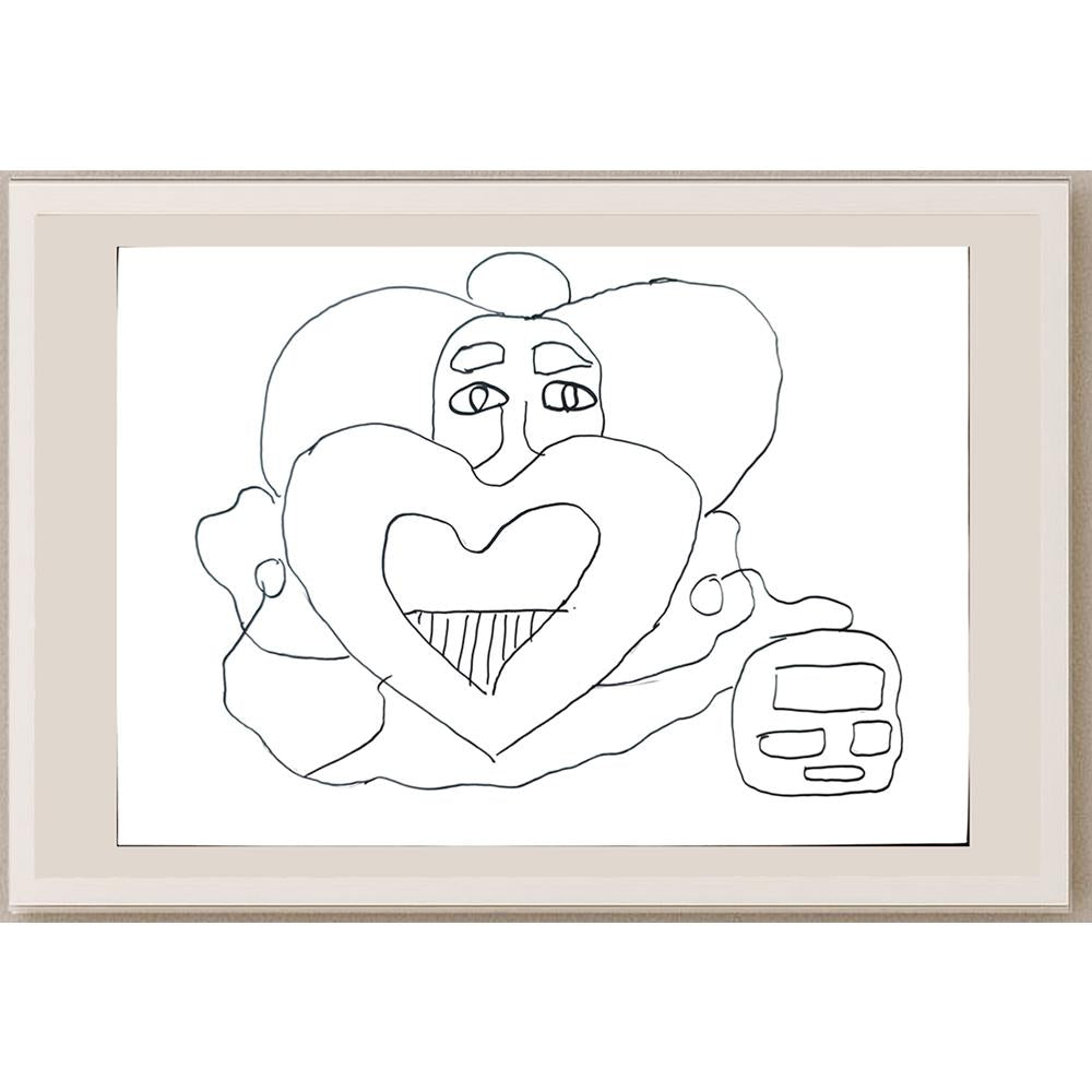 Goncagül Özbek 29x21cm Orijinal Karikatür BOD01336