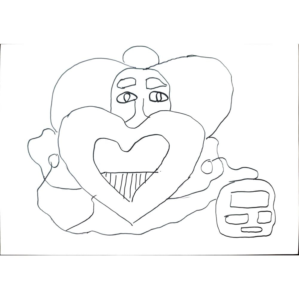 Goncagül Özbek 29x21cm Orijinal Karikatür BOD01336