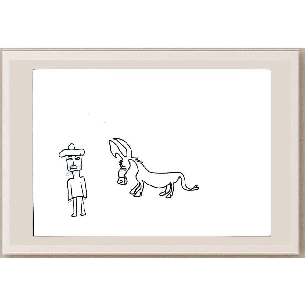 Gökhan Açık 29x21cm Orijinal Karikatür BOD01339