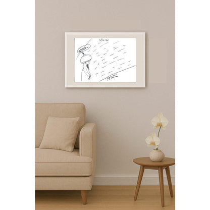 Halil Ayhan 29x21cm Orijinal Karikatür BOD01341
