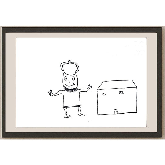 Ayşegül Evcier 29x21cm Orijinal Karikatür BOD01342