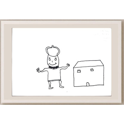 Ayşegül Evcier 29x21cm Orijinal Karikatür BOD01342