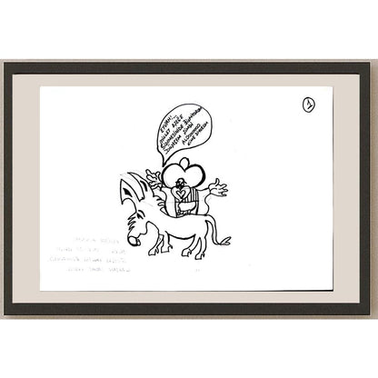 Rahime Altuntaş 29x21cm Orijinal Karikatür BOD01345