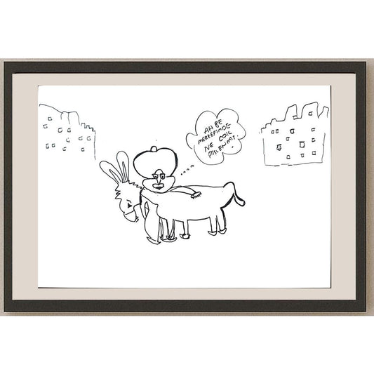 Büşra Aydoğdu 29x21cm Orijinal Karikatür BOD01349