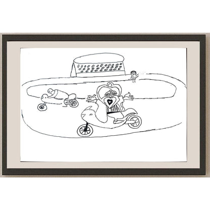 Emrah Yıldırır 29x21cm Orijinal Karikatür BOD01350
