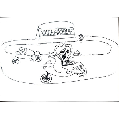 Emrah Yıldırır 29x21cm Orijinal Karikatür BOD01350