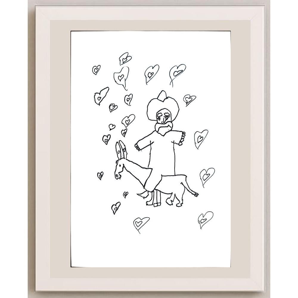 Ozan Demir 29x21cm Orijinal Karikatür BOD01351