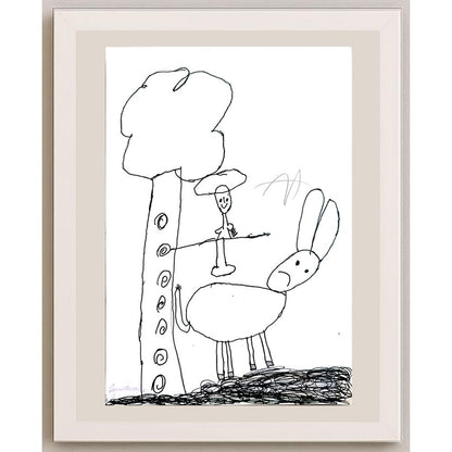 Ayça Su 29x21cm Orijinal Karikatür BOD01352