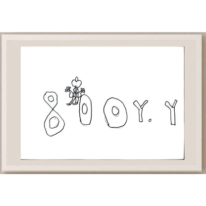 Ömer Özbek 29x21cm Orijinal Karikatür BOD01357