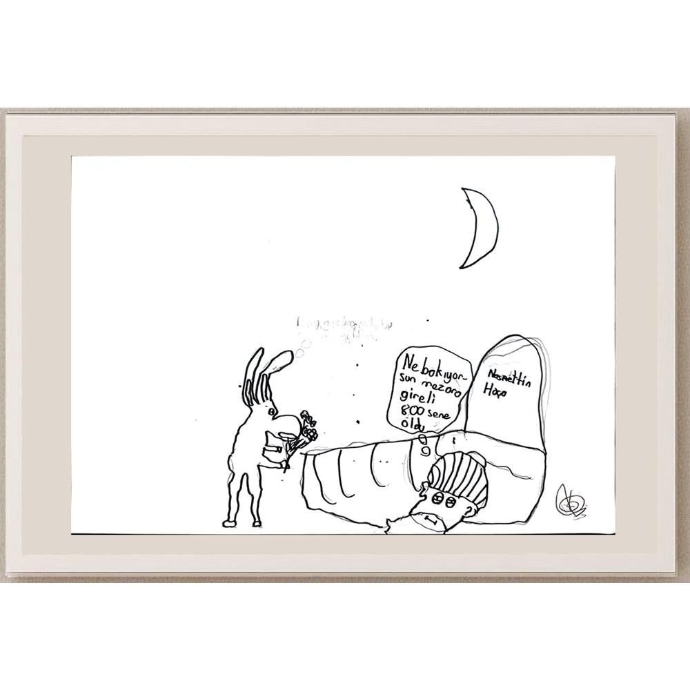 Artun Tanrıverdi 29x21cm Orijinal Karikatür BOD01363